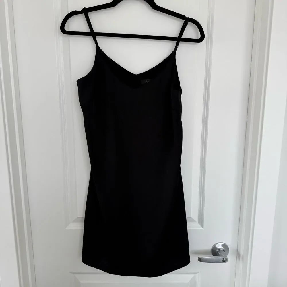 DYNAMITE | Black Slip Dress